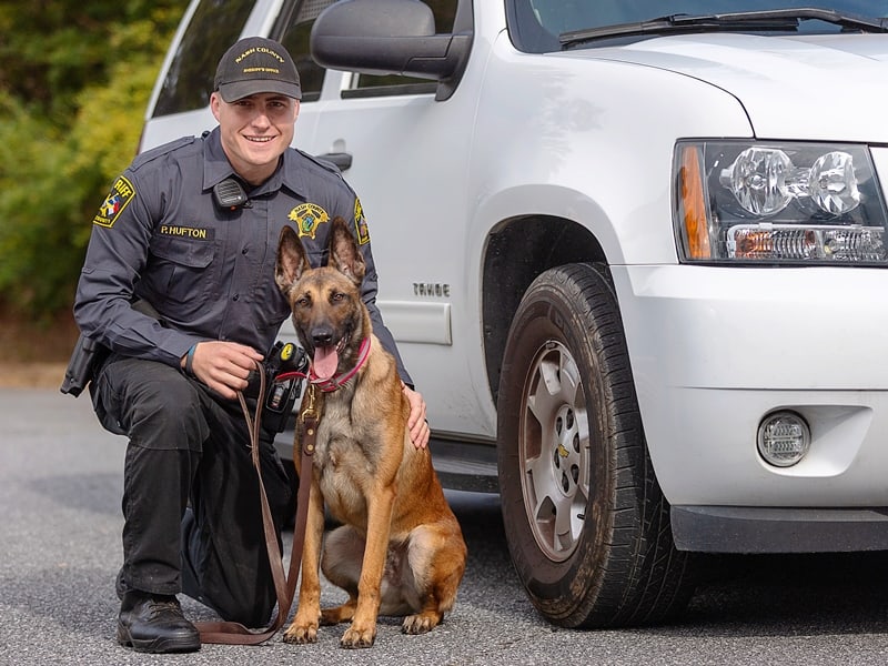 Police dog training store schools