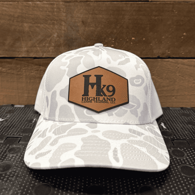 white duck camo hat